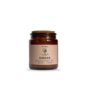 Κερί Σόγιας “Sindar” (Κεχριμπάρι, Πιπέρι, Κάστανο & Νεραντζιά) - Image 1